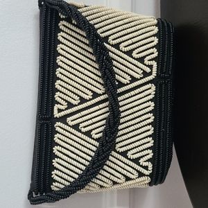 Vintage telephone cord purse.